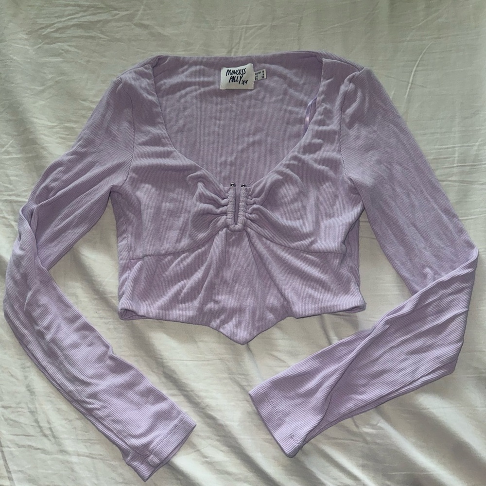 NWOT PRINCESS POLLY CROPPED LONG SLEEVE